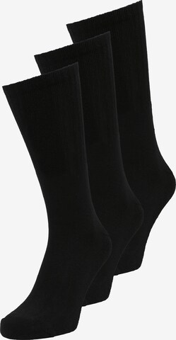 Götzburg Socken in Schwarz: predná strana