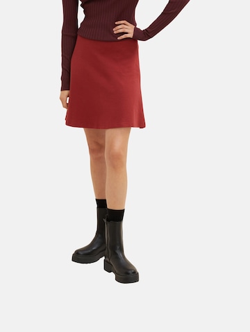 TOM TAILOR Skirt 'Ottoman' in Red: front