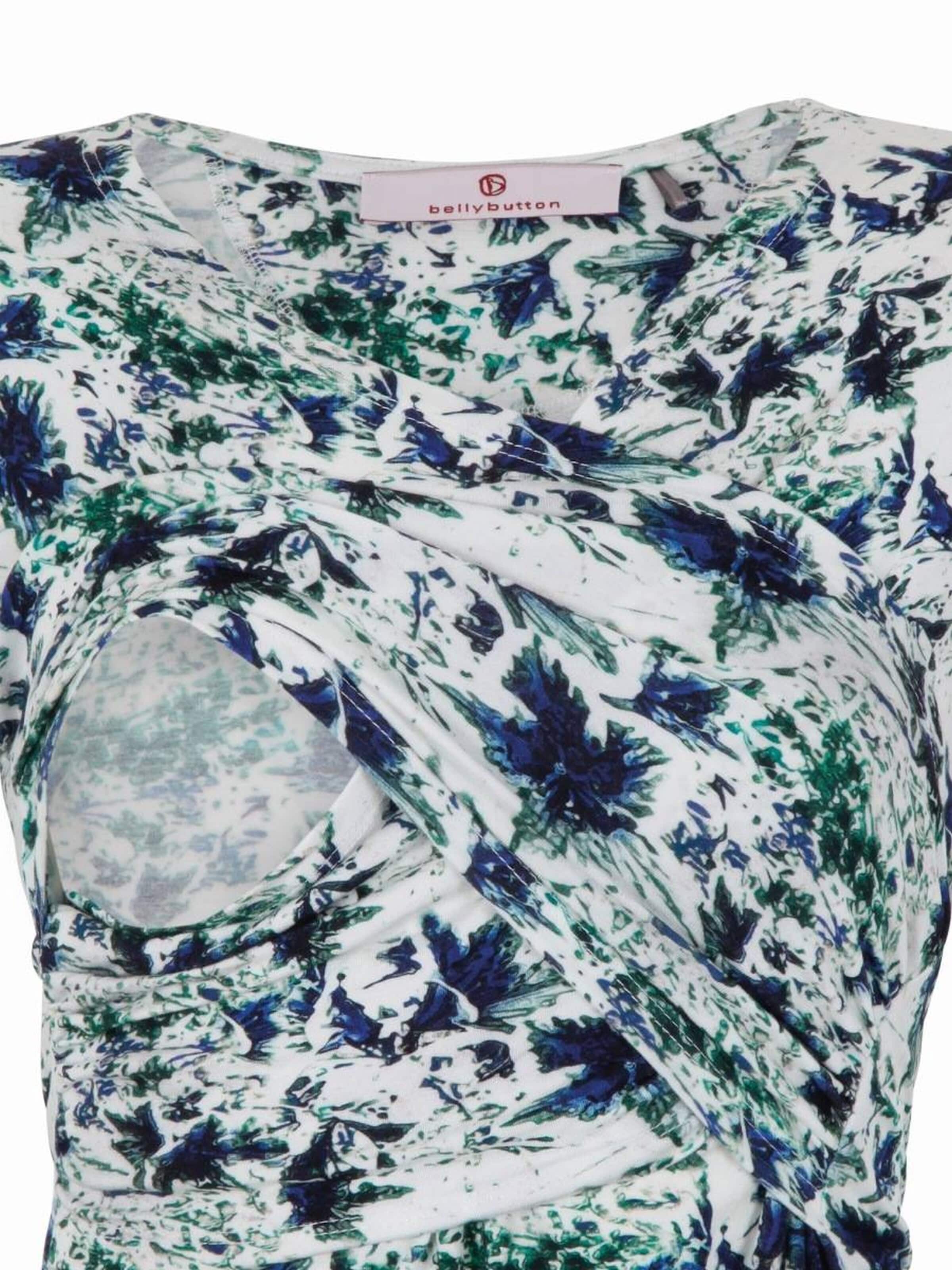 BELLYBUTTON Blouse 'T-Shirt mit Stillfunktion' in Blue