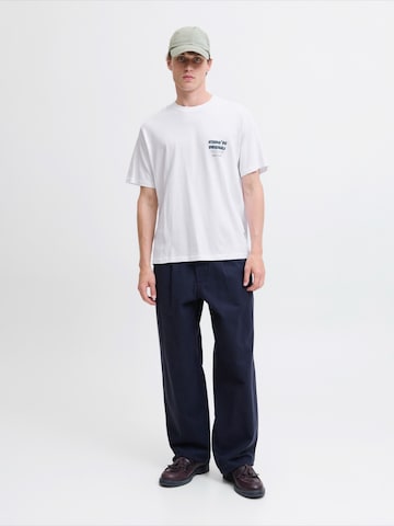 T-Shirt 'JORMEADOWS' JACK & JONES en blanc