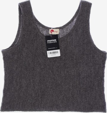 hessnatur Top & Shirt in M in Grey: front