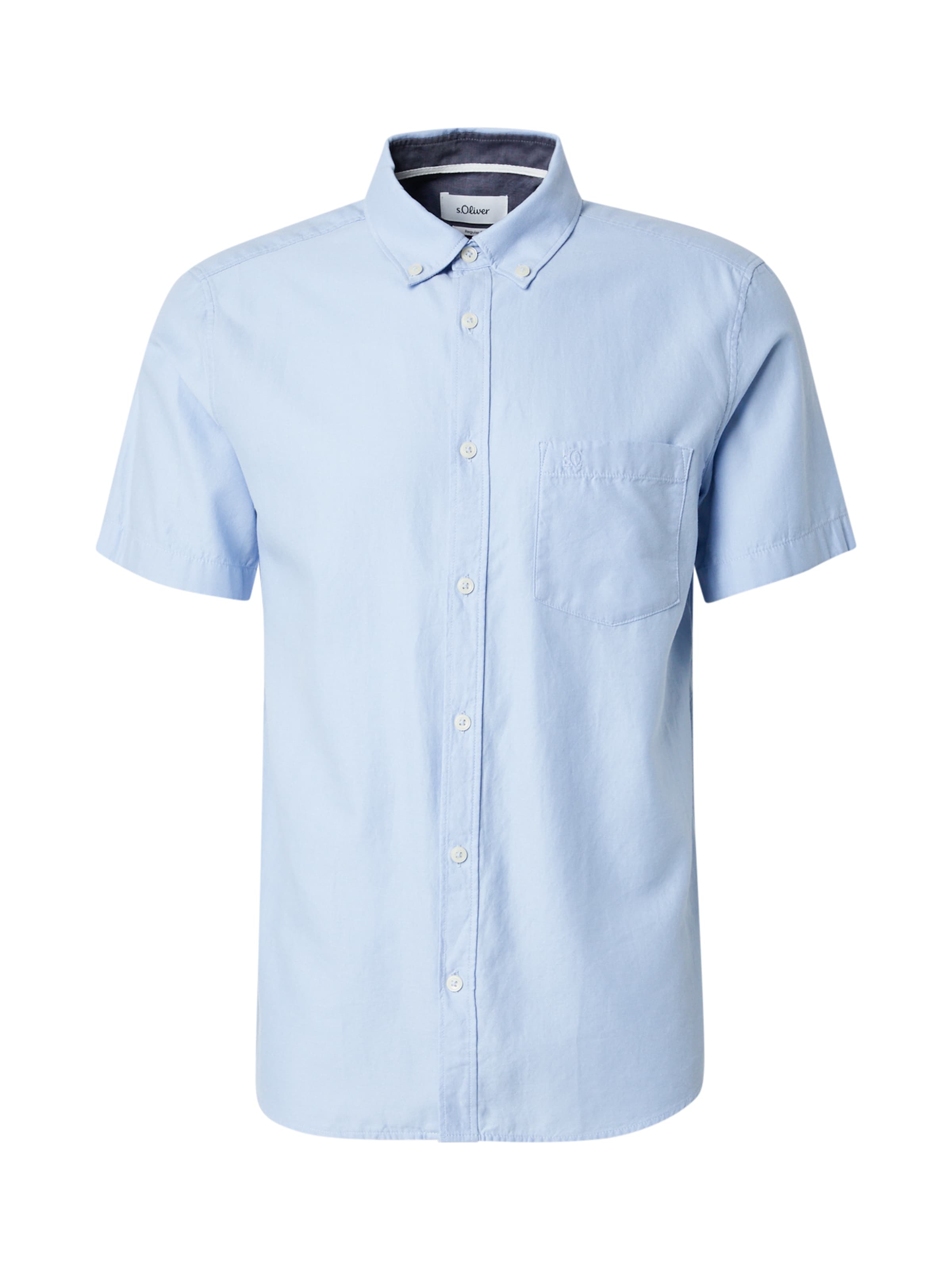 s.Oliver Hemd in Blau: Vorderseite
