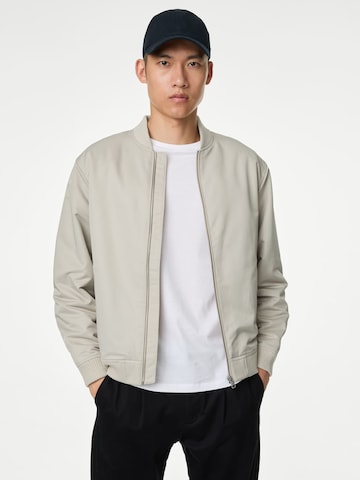 Marks & Spencer Tussenjas in Beige: voorkant