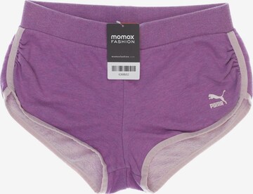 PUMA Shorts in XS in Purple: front