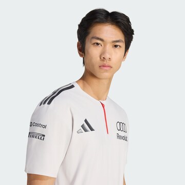 T-Shirt fonctionnel 'Audi Formula One Team Engineers & Marketing' ADIDAS PERFORMANCE en blanc