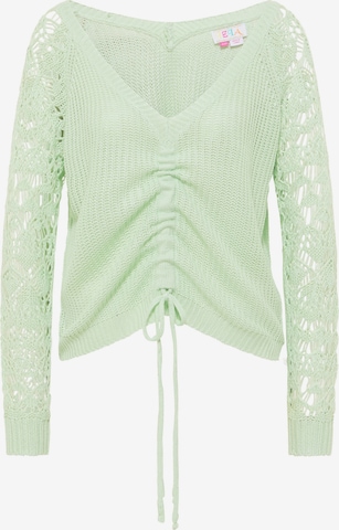 IZIA Sweater in Green: front