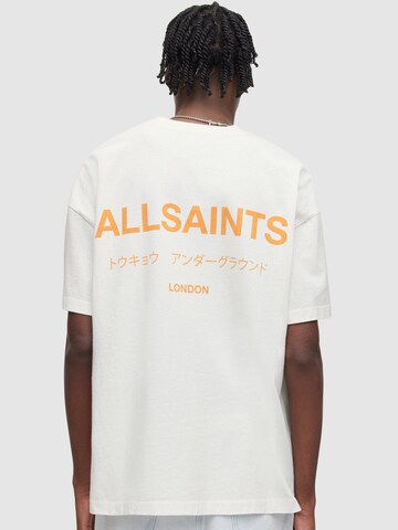 AllSaints - Camisa 'Underground' em branco