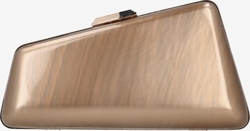 faina Clutch in Bronze: front