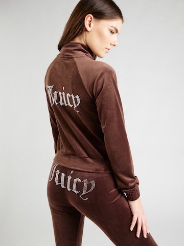 Juicy Couture Zip-Up Hoodie 'Tanya' in Brown