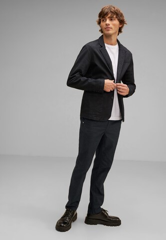 Street One MEN Regular Chino Pants in Black