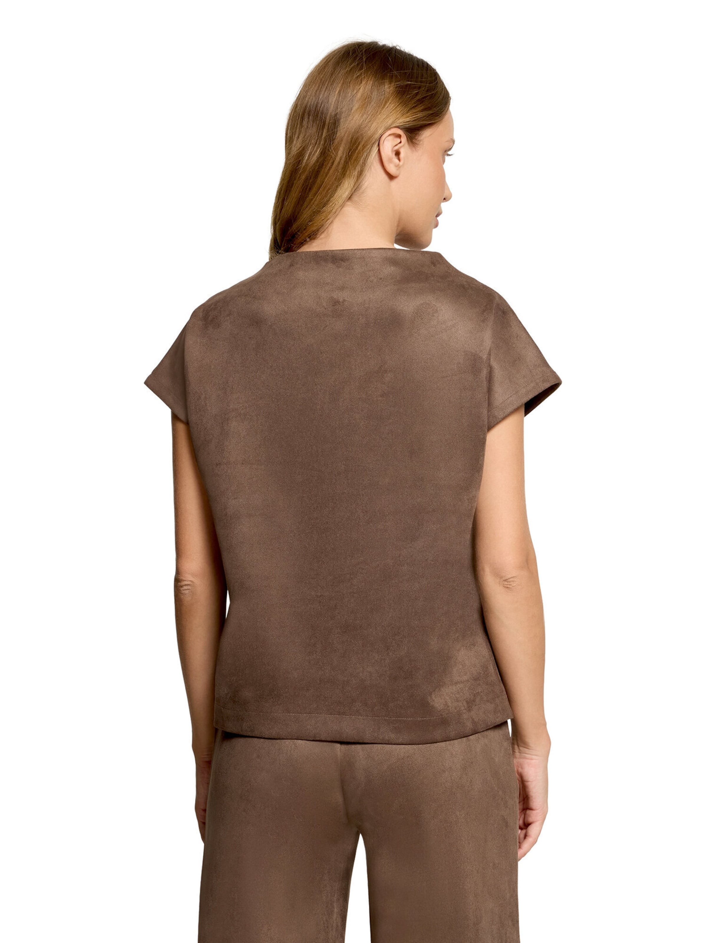 Cartoon Sweatshirt in Brown