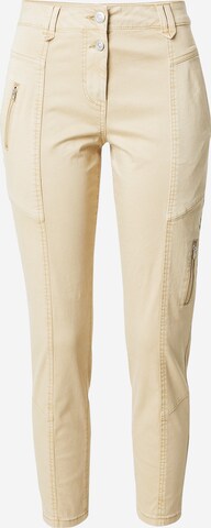 TOM TAILOR Slimfit Broek in Beige: voorkant