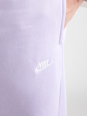 Nike Sportswear Конический (Tapered) Штаны 'CLUB' в Лиловый