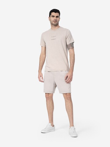 4F Loosefit Urheiluhousut 'Cas' värissä beige