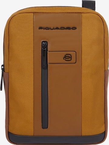 Borsa a tracolla 'Brief 2 Special' di Piquadro in giallo: frontale