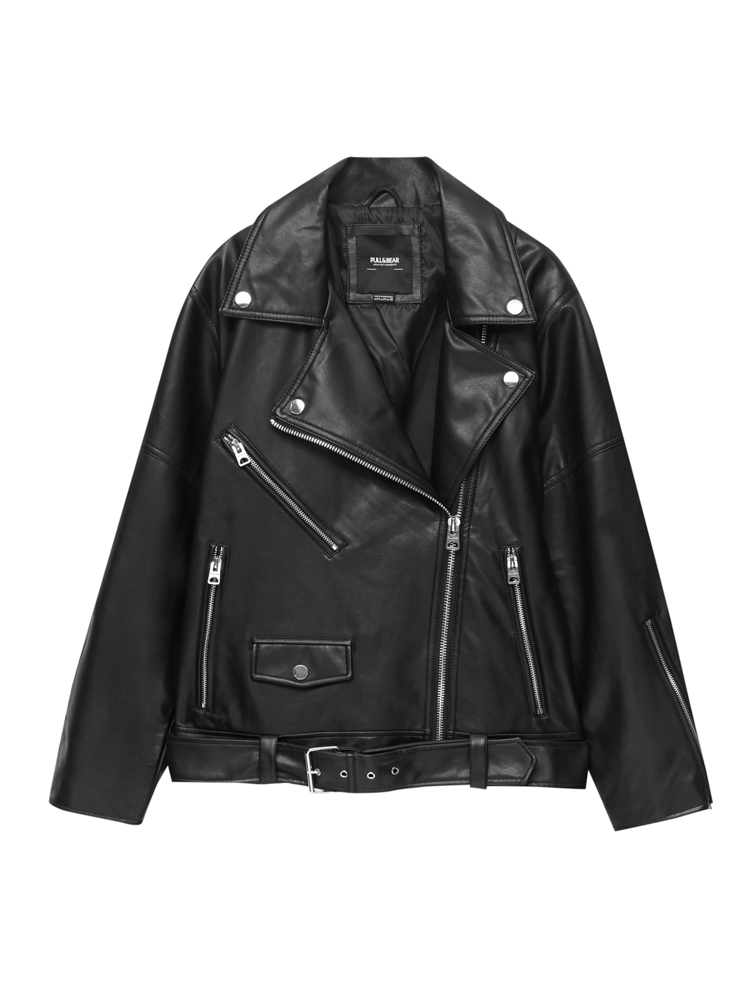 Pull Bear Between season jacket in Black ABOUT YOU