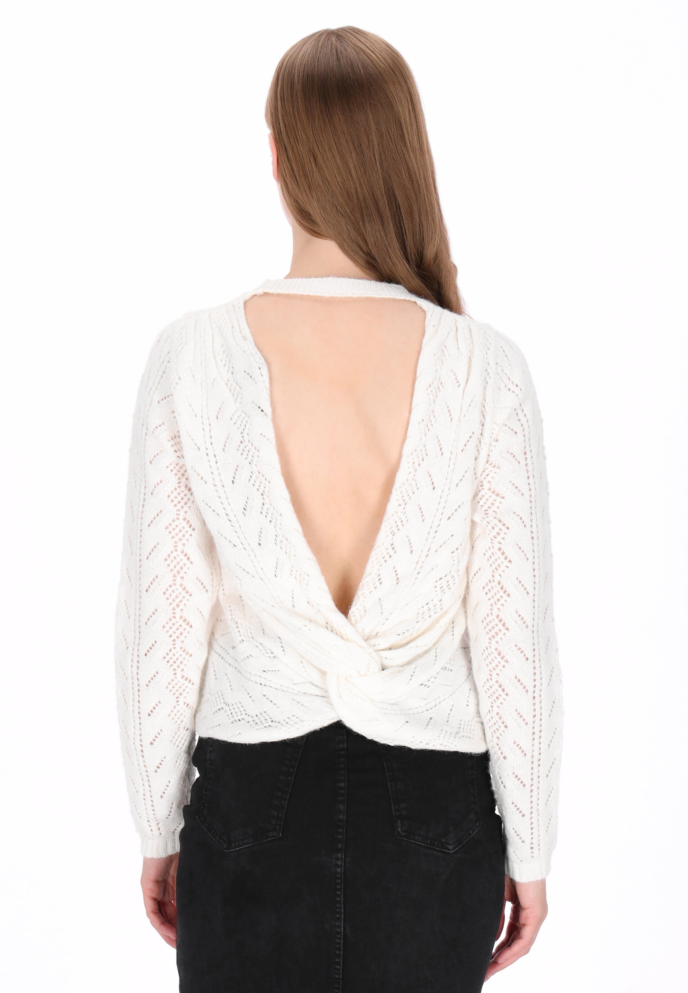 DreiMaster Vintage - Pullover 'Vintage' em branco