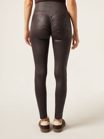 CALZEDONIA Skinny Leggings in Brown