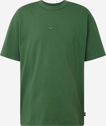 T-Shirt 'Essential' Nike Sportswear en vert : devant