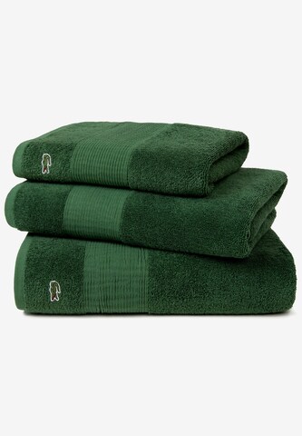 LACOSTE Towel 'LE CROCO' in Green