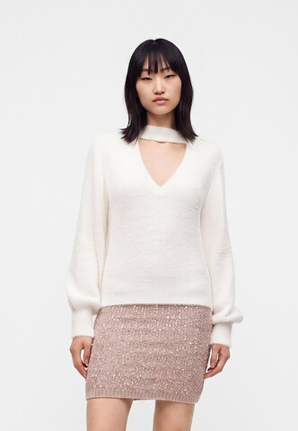 GUESS - Jersey 'JAYCEE' en blanco