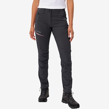 VAUDE Regular Outdoor Pants 'Elope' in Black: front