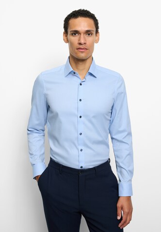 OLYMP Slim fit Business Shirt in Blue: front