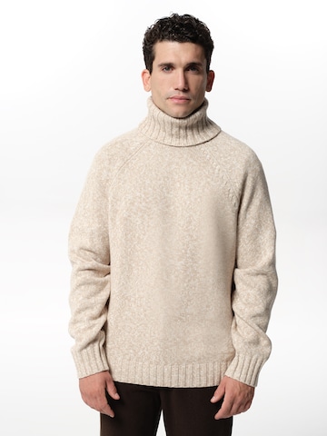 ABOUT YOU x Jaime Lorente Pullover 'Luca' in Beige: predná strana