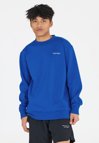 Les'Arcs Sweatshirt 'Deasach' in Blau: Vorderseite