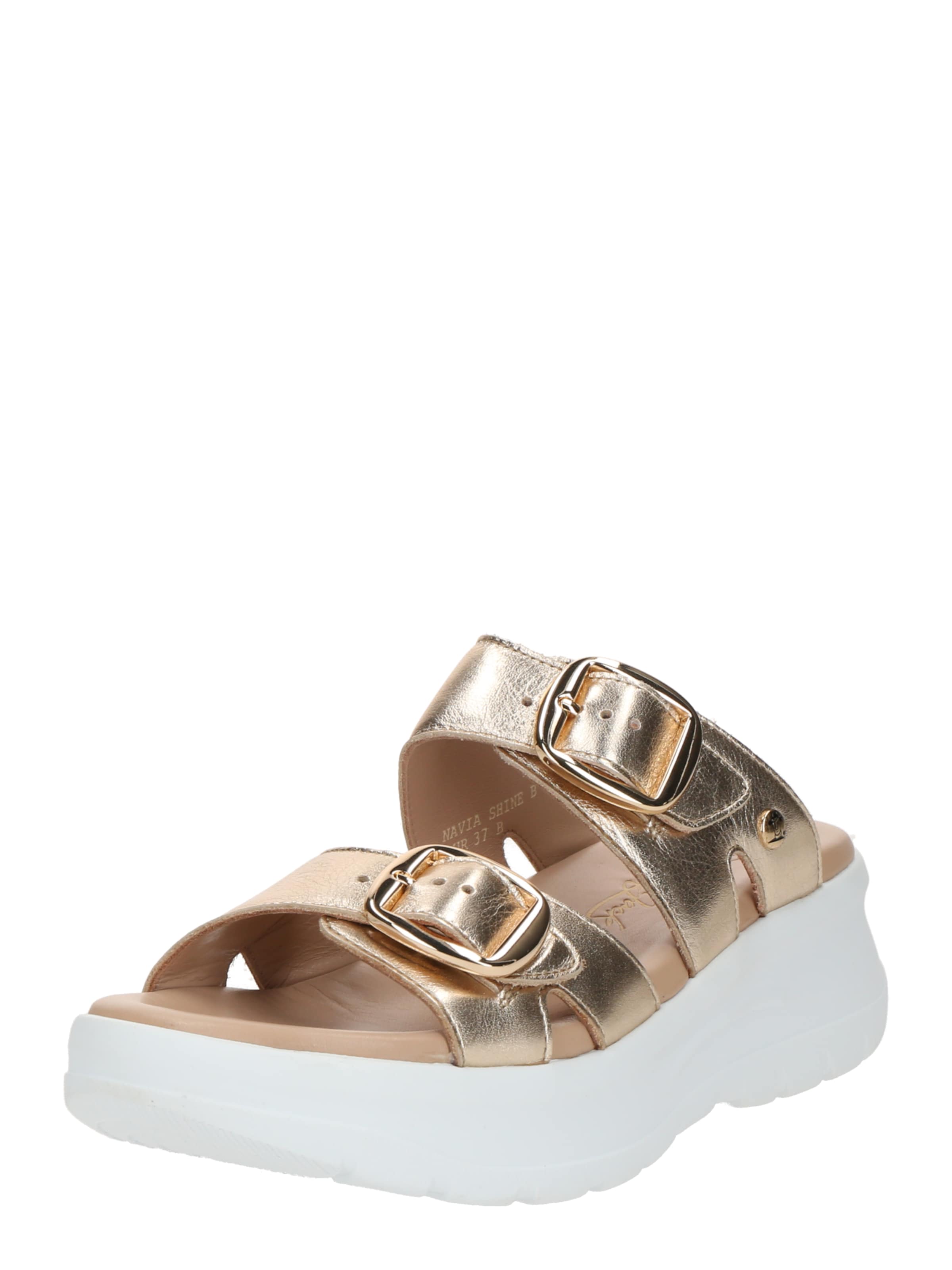 PANAMA JACK Mule 'Navia' in Gold: front