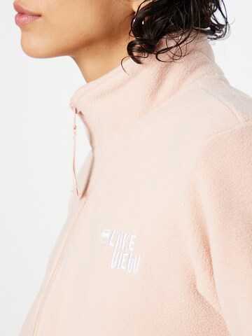 Lake View Fleece jacket 'Daniela' in Pink