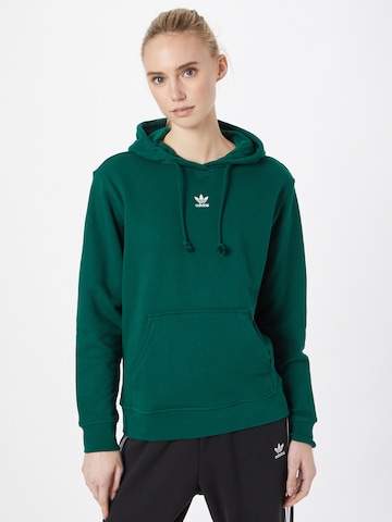 ADIDAS ORIGINALS Sweatshirt 'Adicolor Essentials ' i grön: framsida