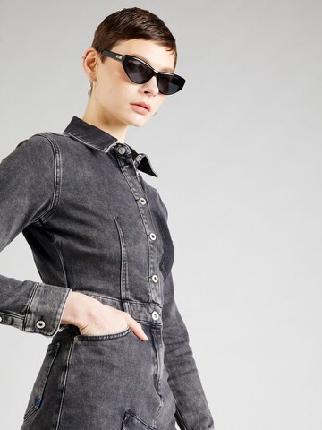 KARL LAGERFELD JEANS - Vestido camisero en gris