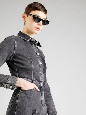 KARL LAGERFELD JEANS Košilové šaty – šedá