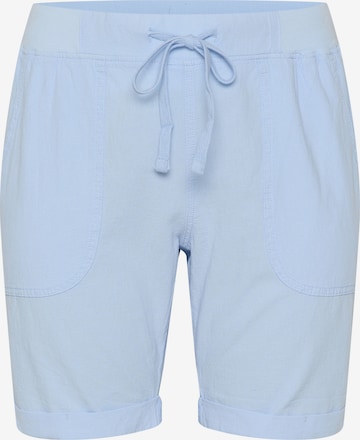 Pantalon 'Nana' KAFFE CURVE en bleu : devant