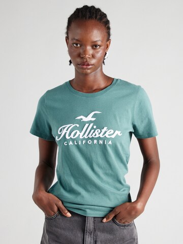 žalia HOLLISTER Marškinėliai: priekis