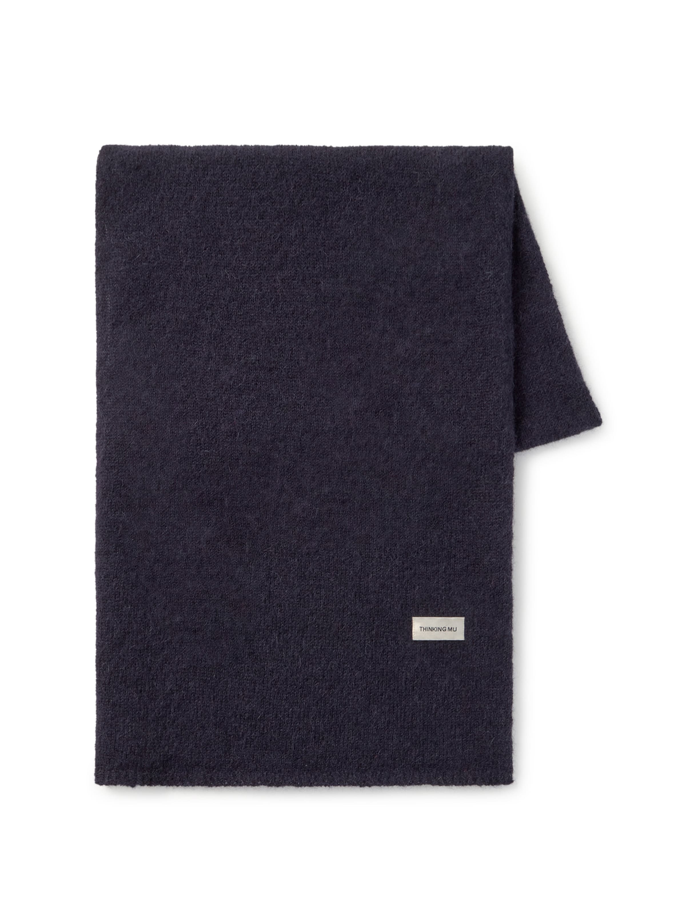 Thinking MU Scarf 'Lauren UNISEX' in Blue: front