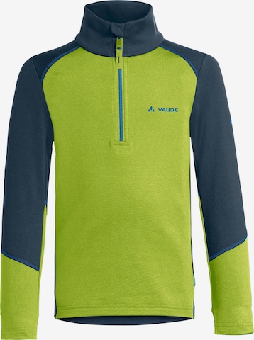 VAUDE Athletic Sweatshirt 'Livigno' in Blue: front