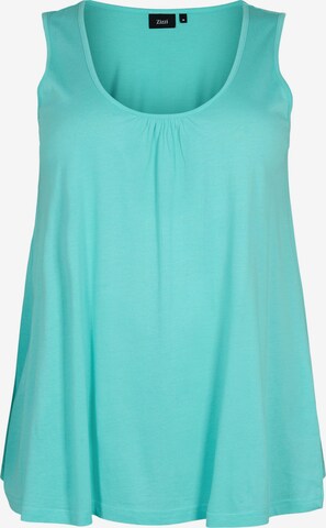 Zizzi Top 'VAMANDA' in Blauw: voorkant