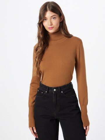 MSCH COPENHAGEN Sweater 'Indica' in Brown: front