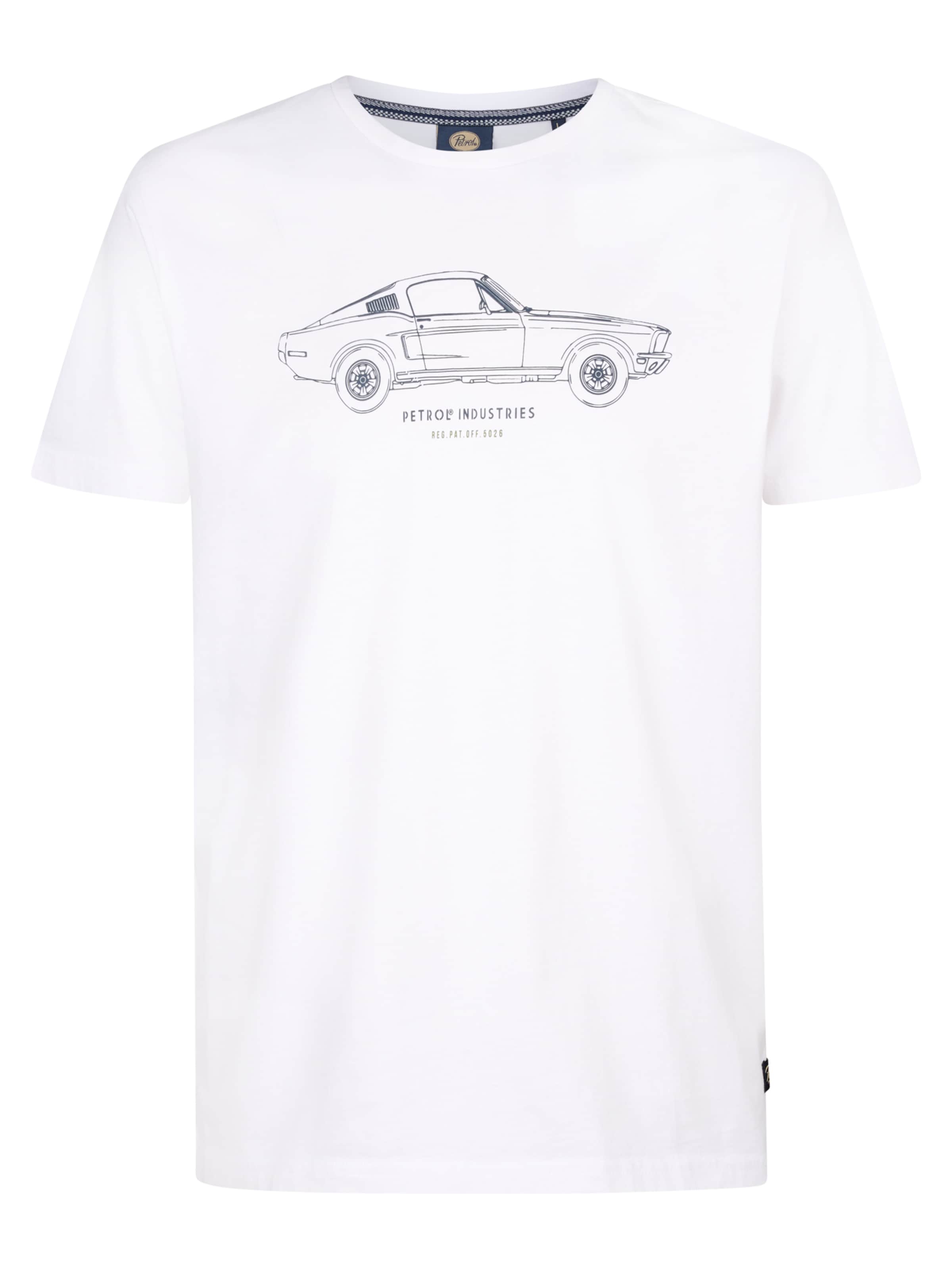Maglietta di Petrol Industries in bianco: frontale