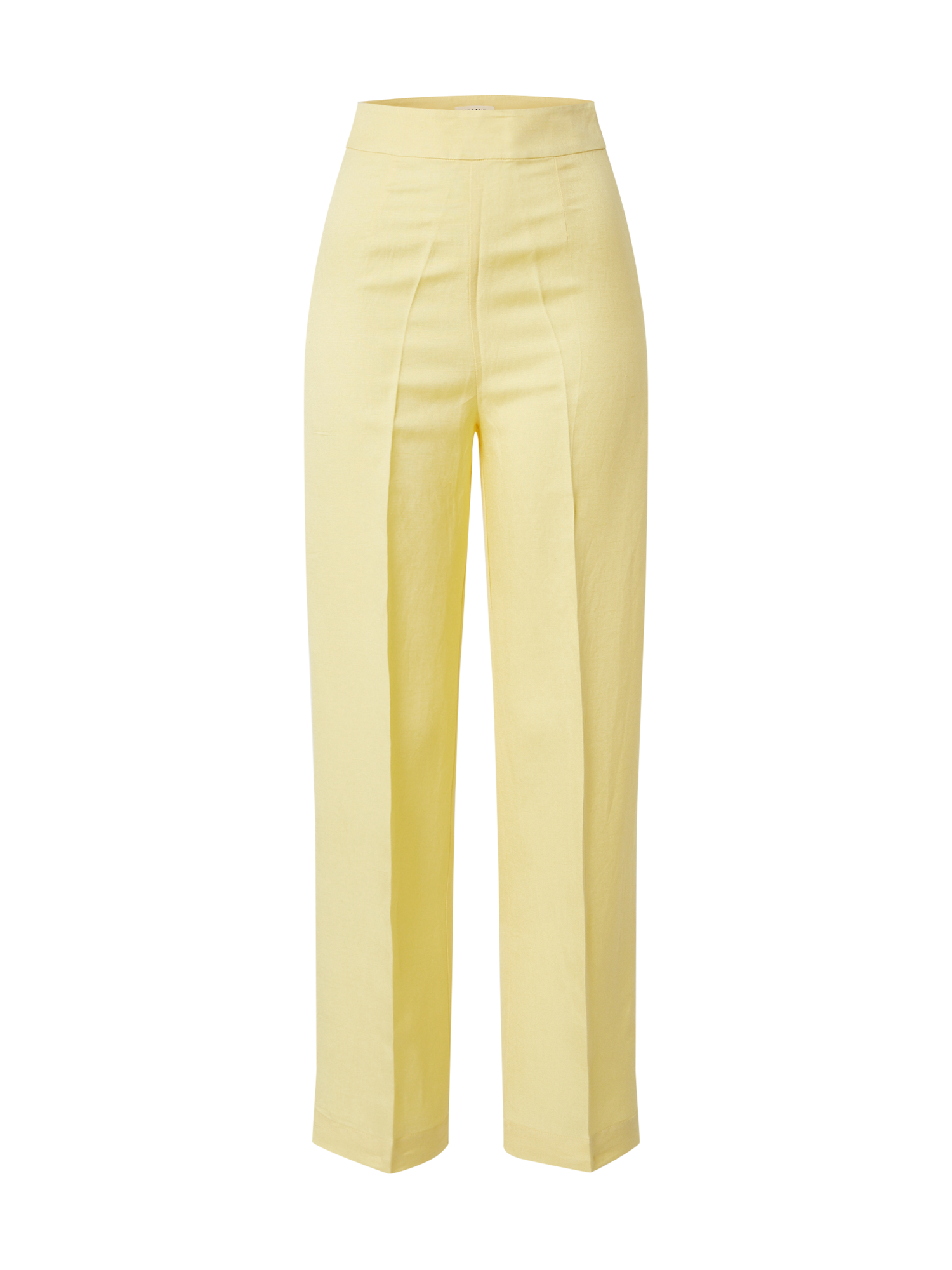 Abbigliamento Donna EDITED Pantaloni con piega frontale Remy in Giallo 