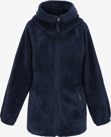 Schmuddelwedda Fleece jas in Blauw: voorkant