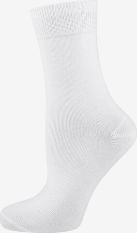 Nur Die Socks ' 2er Classic Baumwolle ' in White: front