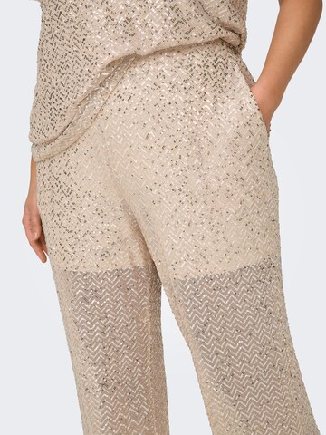 ONLY Carmakoma Loose fit Pants in Beige