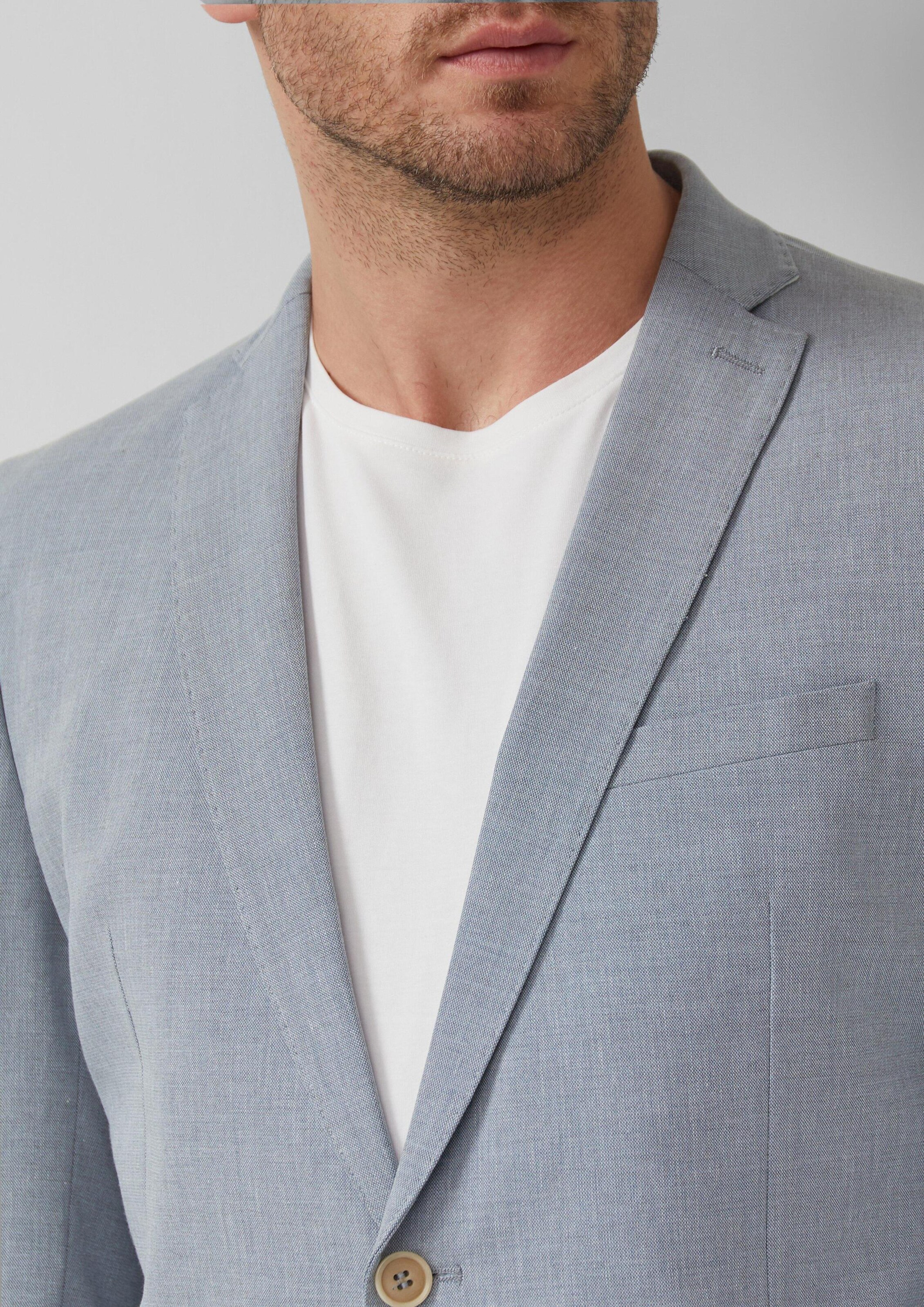 s.Oliver Slim fit Blazer ' S.OPURE ' in Blue