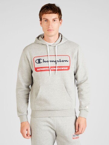 Champion Authentic Athletic Apparel Sweatshirt in Grey: front