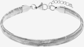 Lucardi Armband 'Statement' in Silber: Vorderseite