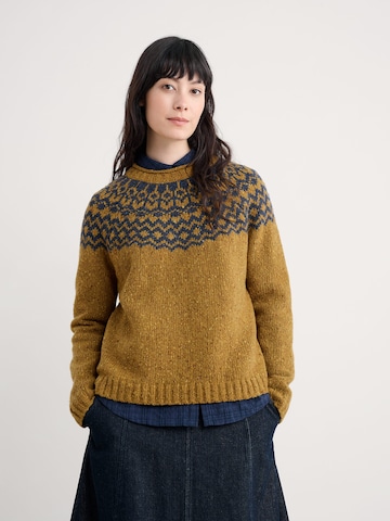 Pullover 'Port Kinnis' di Seasalt Cornwall in giallo: frontale
