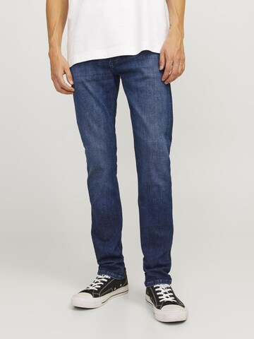 JACK & JONES Slimfit Jeans 'JJIGlenn JJEvan' in Blauw: voorkant